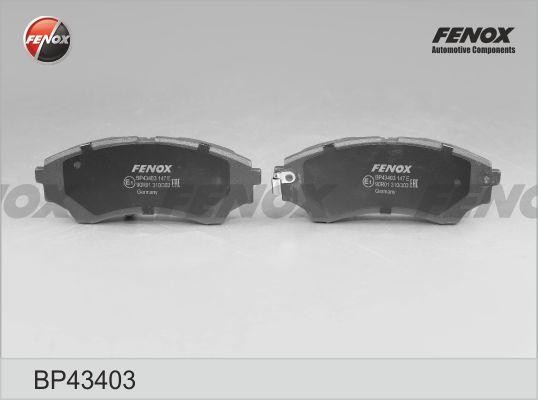 КОЛОДКИ ТОРМОЗНЫЕ ДИСКОВЫЕ ЗАДНИЕ BP43403 FENOX