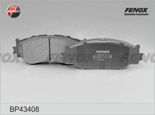 КОЛОДКИ ТОРМОЗНЫЕ ДИСКОВЫЕ ПЕРЕДНИЕ BP43408 FENOX
