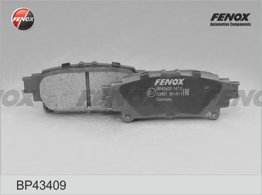 КОЛОДКИ ТОРМОЗНЫЕ ДИСКОВЫЕ ЗАДНИЕ BP43409 FENOX