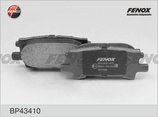 КОЛОДКИ ТОРМОЗНЫЕ ДИСКОВЫЕ ЗАДНИЕ, Akebono BP43410 FENOX