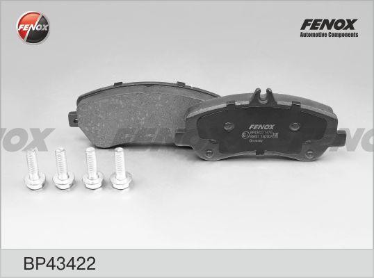 КОЛОДКИ ТОРМОЗНЫЕ ДИСКОВЫЕ ПЕРЕДНИЕ BP43422 FENOX