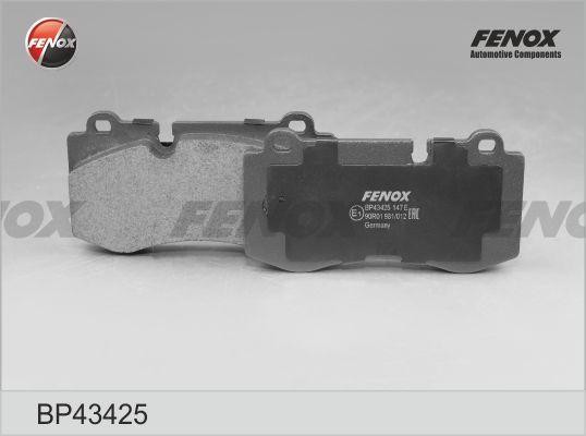 КОЛОДКИ ТОРМОЗНЫЕ ДИСКОВЫЕ ПЕРЕДНИЕ BP43425 FENOX