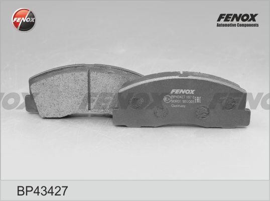 КОЛОДКИ ТОРМОЗНЫЕ ДИСКОВЫЕ ПЕРЕДНИЕ BP43427 FENOX