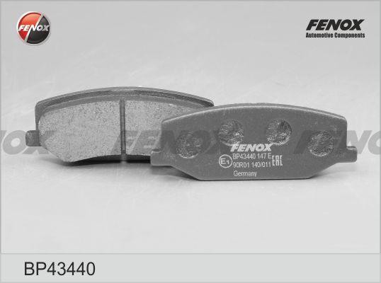 КОЛОДКИ ТОРМОЗНЫЕ ДИСКОВЫЕ ПЕРЕДНИЕ BP43440 FENOX