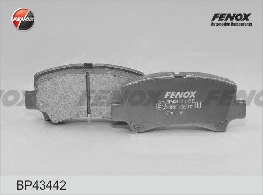 КОЛОДКИ ТОРМОЗНЫЕ ДИСКОВЫЕ ПЕРЕДНИЕ BP43442 FENOX