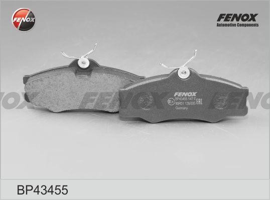 КОЛОДКИ ТОРМОЗНЫЕ ДИСКОВЫЕ ПЕРЕДНИЕ BP43455 FENOX