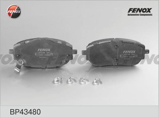 КОЛОДКИ ТОРМОЗНЫЕ ДИСКОВЫЕ  BP43480 FENOX