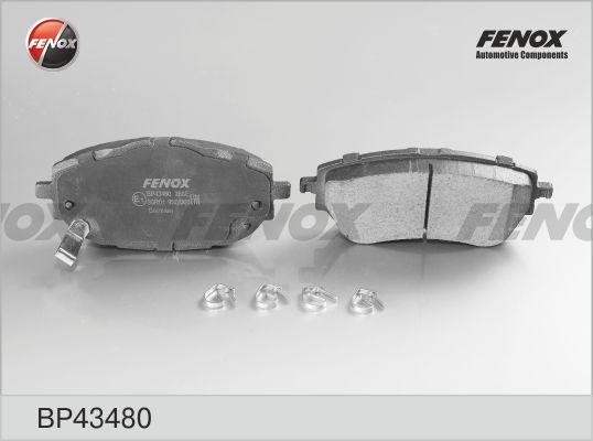 КОЛОДКИ ТОРМОЗНЫЕ ДИСКОВЫЕ  BP43480 FENOX