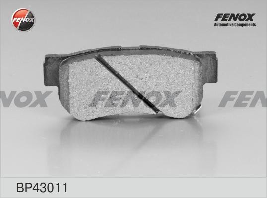 КОЛОДКИ ТОРМОЗНЫЕ ДИСКОВЫЕ ЗАДНИЕ BP43011 FENOX