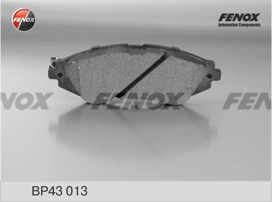 КОЛОДКИ ТОРМОЗНЫЕ ДИСКОВЫЕ ПЕРЕДНИЕ BP43013 FENOX