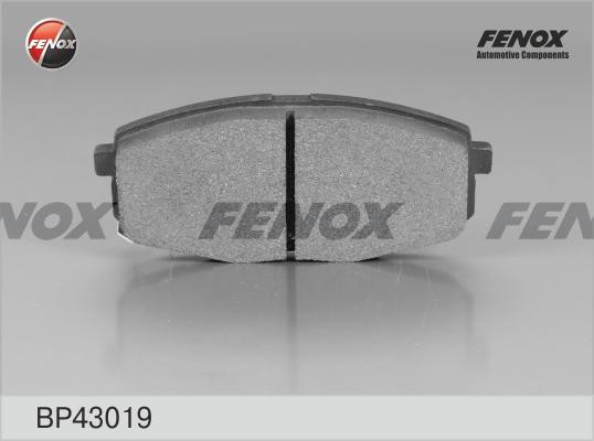 КОЛОДКИ ТОРМОЗНЫЕ ДИСКОВЫЕ ПЕРЕДНИЕ BP43019 FENOX