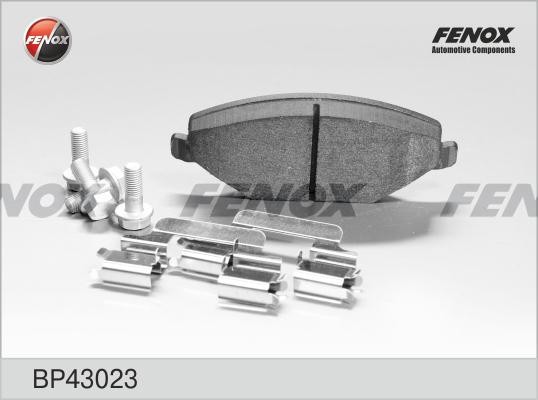 КОЛОДКИ ТОРМОЗНЫЕ ДИСКОВЫЕ ПЕРЕДНИЕ BP43023 FENOX