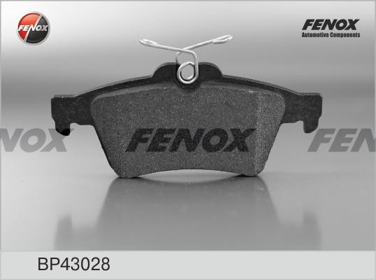 КОЛОДКИ ТОРМОЗНЫЕ ДИСКОВЫЕ ЗАДНИЕ BP43028 FENOX