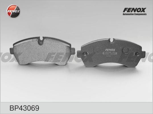 КОЛОДКИ ТОРМОЗНЫЕ ДИСКОВЫЕ ПЕРЕДНИЕ BP43069 FENOX