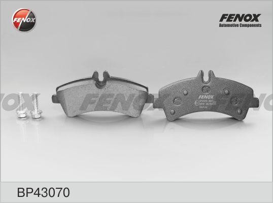 КОЛОДКИ ТОРМОЗНЫЕ ДИСКОВЫЕ ЗАДНИЕ BP43070 FENOX