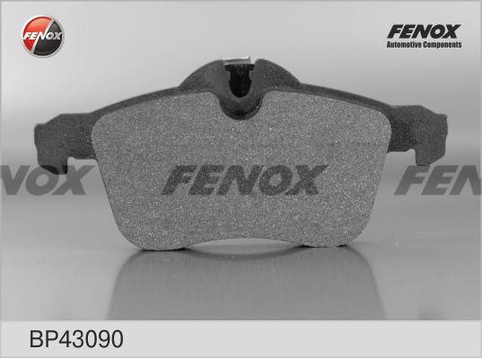КОЛОДКИ ТОРМОЗНЫЕ ДИСКОВЫЕ ПЕРЕДНИЕ BP43090 FENOX