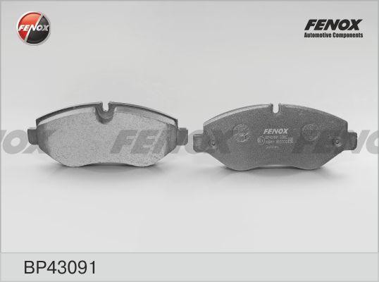 КОЛОДКИ ТОРМОЗНЫЕ ДИСКОВЫЕ ПЕРЕДНИЕ BP43091 FENOX