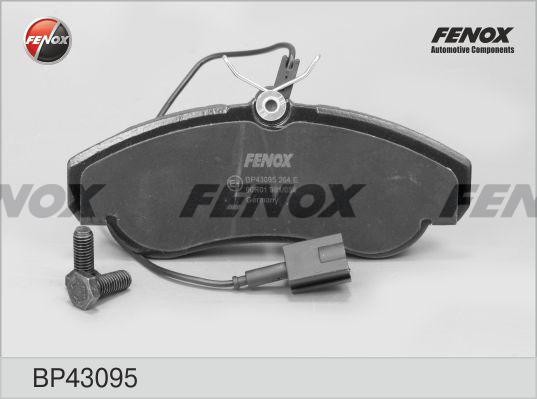 КОЛОДКИ ТОРМОЗНЫЕ ДИСКОВЫЕ ПЕРЕДНИЕ BP43095 FENOX