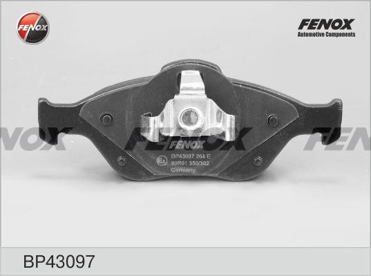 КОЛОДКИ ТОРМОЗНЫЕ ДИСКОВЫЕ ПЕРЕДНИЕ BP43097 FENOX