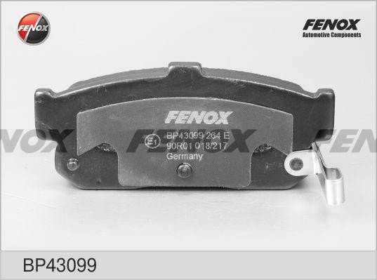 КОЛОДКИ ТОРМОЗНЫЕ ДИСКОВЫЕ ЗАДНИЕ BP43099 FENOX