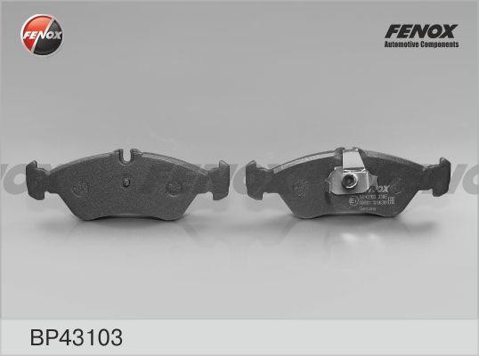 КОЛОДКИ ТОРМОЗНЫЕ ДИСКОВЫЕ ЗАДНИЕ BP43103 FENOX