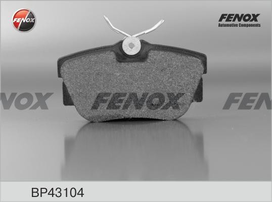 КОЛОДКИ ТОРМОЗНЫЕ ДИСКОВЫЕ ЗАДНИЕ BP43104 FENOX