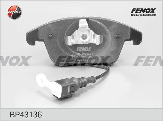 КОЛОДКИ ТОРМОЗНЫЕ ДИСКОВЫЕ ПЕРЕДНИЕ BP43136 FENOX