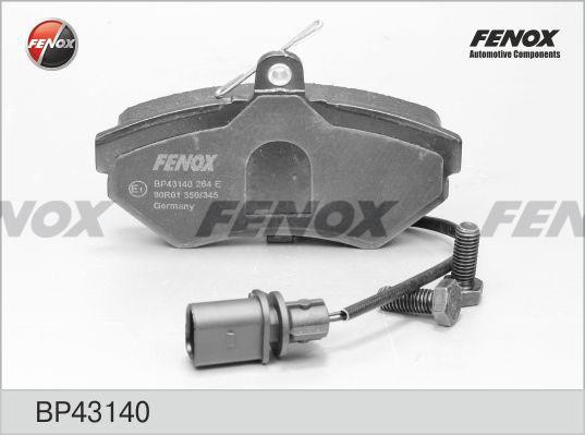 КОЛОДКИ ТОРМОЗНЫЕ ДИСКОВЫЕ ПЕРЕДНИЕ BP43140 FENOX