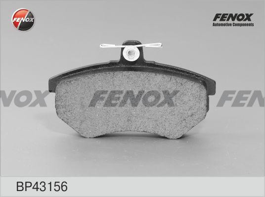 КОЛОДКИ ТОРМОЗНЫЕ ДИСКОВЫЕ ПЕРЕДНИЕ BP43156 FENOX