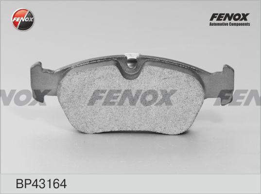КОЛОДКИ ТОРМОЗНЫЕ ДИСКОВЫЕ ПЕРЕДНИЕ BP43164 FENOX