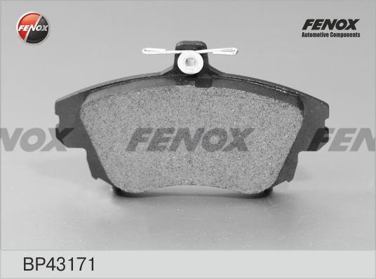КОЛОДКИ ТОРМОЗНЫЕ ДИСКОВЫЕ ПЕРЕДНИЕ BP43171 FENOX