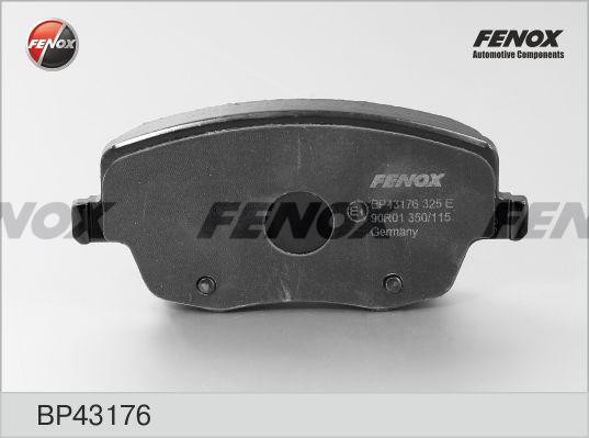 КОЛОДКИ ТОРМОЗНЫЕ ДИСКОВЫЕ ПЕРЕДНИЕ BP43176 FENOX