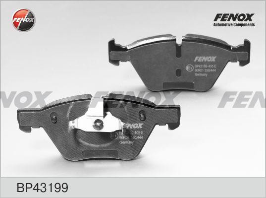 КОЛОДКИ ТОРМОЗНЫЕ ДИСКОВЫЕ ПЕРЕДНИЕ BP43199 FENOX