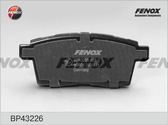 КОЛОДКИ ТОРМОЗНЫЕ ДИСКОВЫЕ ЗАДНИЕ BP43226 FENOX