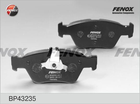 КОЛОДКИ ТОРМОЗНЫЕ ДИСКОВЫЕ ПЕРЕДНИЕ BP43235 FENOX