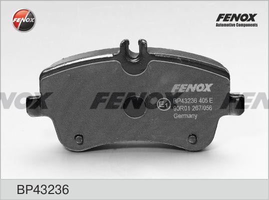 КОЛОДКИ ТОРМОЗНЫЕ ДИСКОВЫЕ ПЕРЕДНИЕ BP43236 FENOX