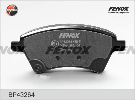 КОЛОДКИ ТОРМОЗНЫЕ ДИСКОВЫЕ ПЕРЕДНИЕ BP43264 FENOX