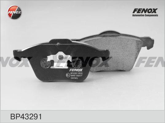 КОЛОДКИ ТОРМОЗНЫЕ ДИСКОВЫЕ ПЕРЕДНИЕ BP43291 FENOX