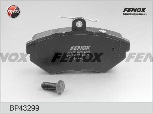 КОЛОДКИ ТОРМОЗНЫЕ ДИСКОВЫЕ ПЕРЕДНИЕ BP43299 FENOX