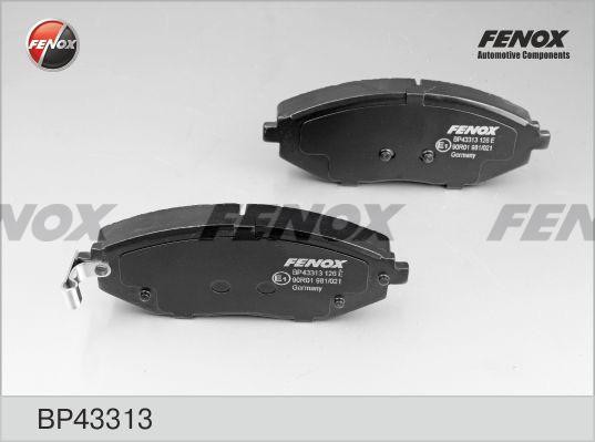 КОЛОДКИ ТОРМОЗНЫЕ ДИСКОВЫЕ ПЕРЕДНИЕ BP43313 FENOX