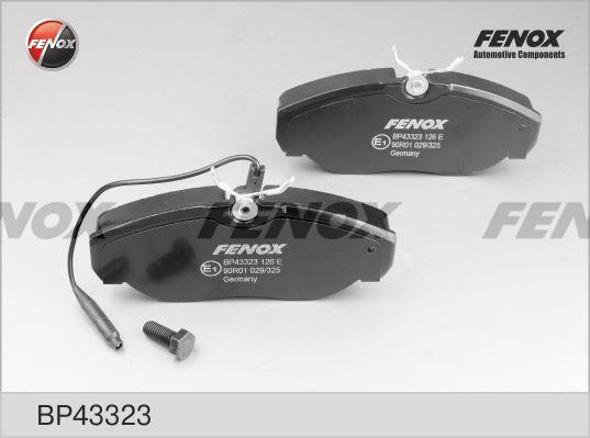 КОЛОДКИ ТОРМОЗНЫЕ ДИСКОВЫЕ ПЕРЕДНИЕ BP43323 FENOX