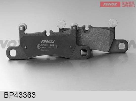 КОЛОДКИ ТОРМОЗНЫЕ ДИСКОВЫЕ ЗАДНИЕ BP43363 FENOX