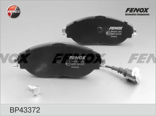 КОЛОДКИ ТОРМОЗНЫЕ ДИСКОВЫЕ ПЕРЕДНИЕ BP43372 FENOX