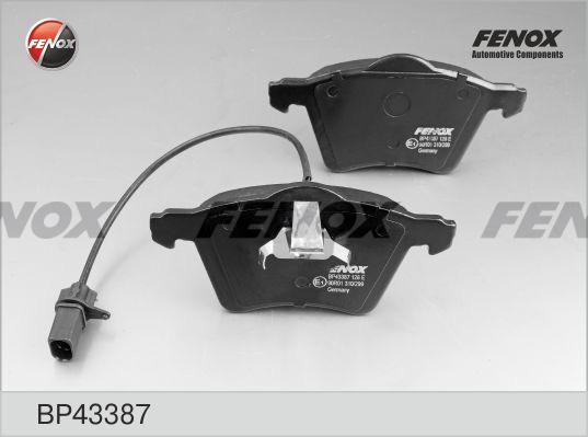 КОЛОДКИ ТОРМОЗНЫЕ ДИСКОВЫЕ ПЕРЕДНИЕ BP43387 FENOX