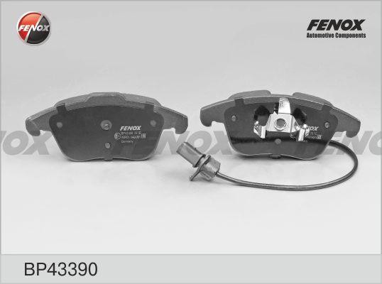 КОЛОДКИ ТОРМОЗНЫЕ ДИСКОВЫЕ ПЕРЕДНИЕ BP43390 FENOX