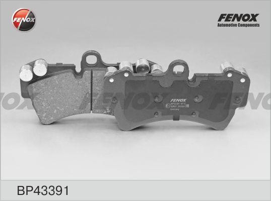 КОЛОДКИ ТОРМОЗНЫЕ ДИСКОВЫЕ ПЕРЕДНИЕ BP43391 FENOX