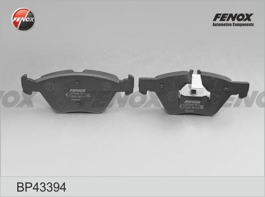КОЛОДКИ ТОРМОЗНЫЕ ДИСКОВЫЕ ПЕРЕДНИЕ BP43394 FENOX