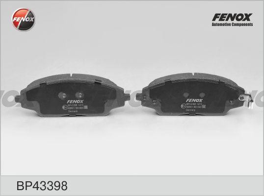 КОЛОДКИ ТОРМОЗНЫЕ ДИСКОВЫЕ ПЕРЕДНИЕ, Akebono BP43398 FENOX