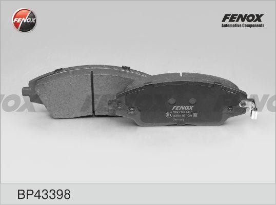 КОЛОДКИ ТОРМОЗНЫЕ ДИСКОВЫЕ ПЕРЕДНИЕ, Akebono BP43398 FENOX