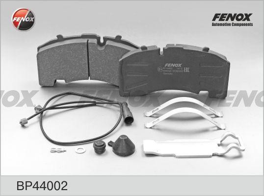 КОЛОДКИ ТОРМОЗНЫЕ ДИСКОВЫЕ ОСИ ПРИЦЕПА KNORR BP44002 FENOX